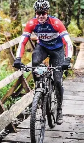  ??  ?? ■ Endurance mountain bike rider Tom Hodgkinson.