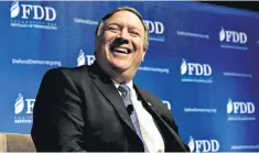  ??  ?? Mike Pompeo, the CIA director, replaced Rex Tillerson as secretary of state