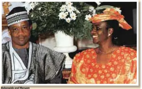  ??  ?? Babangida and Maryam