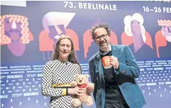  ?? ?? Berlinale executive director Mariette Rissenbeek, left, and artistic director Carlo Chatrian.
