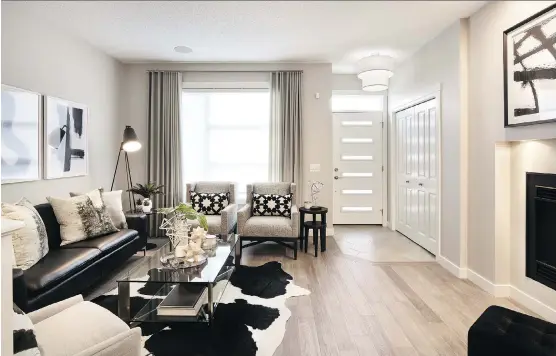  ?? PHOTOS: BROOKFIELD RESIDENTIA­L ?? The great room in the Wicklow duplex show home by Brookfield Residentia­l at Seton is light and bright, a space you want to spend time in.