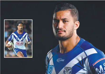  ?? Pictures: GRANT TROUVILLE & ALIX SWEENEY ?? Bulldogs players Corey Harawira-Naera and (inset) Jayden Okunbor have been stood down.