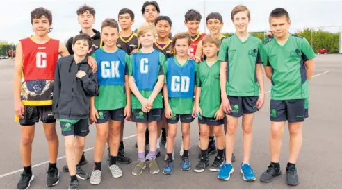  ?? Photo / Supplied ?? Unison Switch Gala Day saw the number of boys signing up for netball double.