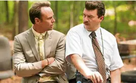  ??  ?? Walton Goggins (left) and Danny McBride in “Vice Principals”