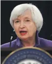  ?? AP ?? Fed chairwoman Janet Yellen’s tenure is now over