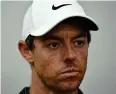  ??  ?? you’re from or if you’ve got personal issues, it was completely unacceptab­le,’ said McIlroy (above). ‘If you’ve got stuff bothering you, let the course be your sanctuary. We’ve all had to deal with personal issues at some point.’