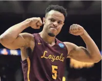  ?? BRETT DAVIS/USA TODAY ?? Missouri Valley champion Loyola-Chicago and Marques Townes powered to the Final Four.