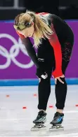  ?? LEAH HENNEL ?? Alberta’s Brianne Tutt placed 15th in the women’s 1,500-metre speedskati­ng final at the Gangneung Oval on Monday.