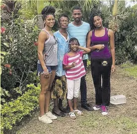  ?? Instagram & Slu Agency) (Photos: Zoya Johnson/ ?? It’s all about family! No trip to Jamaica would be complete without spending quality time with relatives. Zoya Johnson (left) shared the frame with her grandma Joyce (second left) and cousins Akeela (front), JR and Karma Nila.