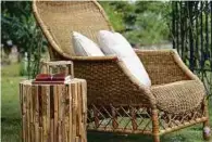  ??  ?? Invest in outdoor furniture that last in all-weather conditions.