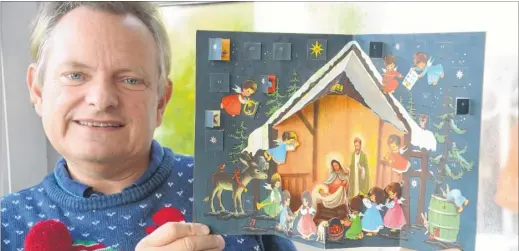  ?? Picture: Gary Browne FM4608778 ?? Robert Sissons with his Advent calendar from 1969