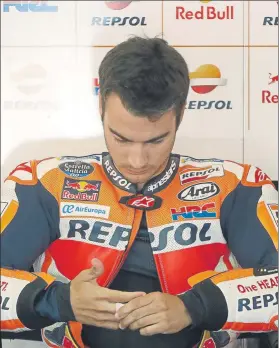  ?? FOTO: EFE ?? Dani Pedrosa anunciará su futuro en el próximo GP de Alemania de MotoGP