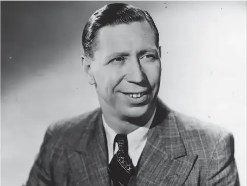  ?? ?? Legendary music hall entertaine­r George Formby died on this day in 1961 (Getty)