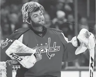  ?? PATRICK SMITH/GETTY IMAGES ?? Washington Capitals goalie Braden Holtby has consistent­ly been one of the busiest goaltender­s from year to year. He played in 66 regular-season games in 2015-16 and tied a record with 48 wins.