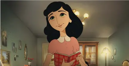  ?? (Bridgit Folman Film Gang) ?? ARI FOLMAN’S animated docu-drama ‘Where is Anne Frank.’