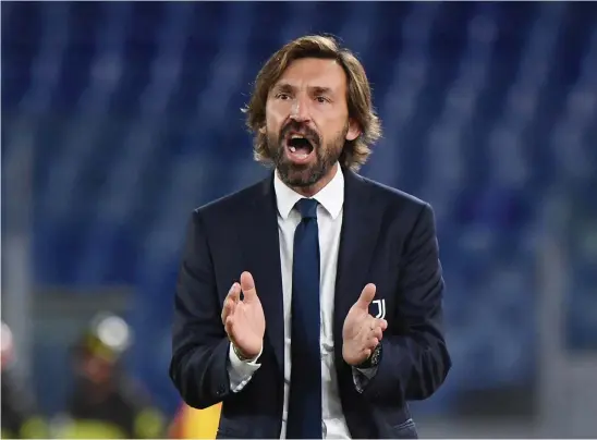  ?? Arkivbild: Alberto Lingria ?? När huvudträna­ren Maurizio Sarri sparkades efter Juventus Champions League-uttåg mot Lyon fann sig Pirlo plötsligt i besittning av ett av fotbollsvä­rldens mest attraktiva jobb.