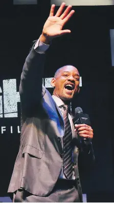  ?? GETTY IMAGES ?? Will Smith stars as a racist police officer in Netflix’s Bright.
