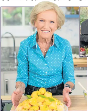  ??  ?? New BBC show head judge Mary Berry, left, and, right, presenter Claudia Winkleman will be taking on Paul Hollywood, above, who will be joined by Sandi Toksvig, Noel Fielding and Prue Leith on the Channel 4 show