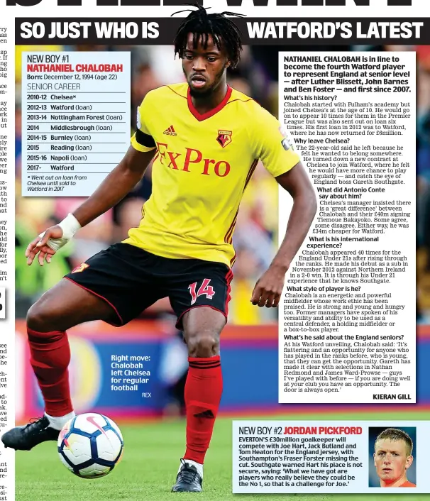  ?? REX ?? Right move: Chalobah left Chelsea for regular football