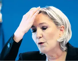  ??  ?? Was ist los mit Marine Le Pen? Seit ihrer Niederlage in der Stichwahl gegen Emmanuel Macron fehlt ihr der bisher bekannte Punch.