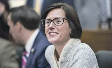  ?? Bill Clark CQ-Roll Call Inc. ?? AS DEMOCRATS fight to reclaim power in the House next year, GOP incumbents build their campaign war chests. Irvine Rep. Mimi Walters, who is facing more than a half-dozen challenger­s, has $1.1 million.