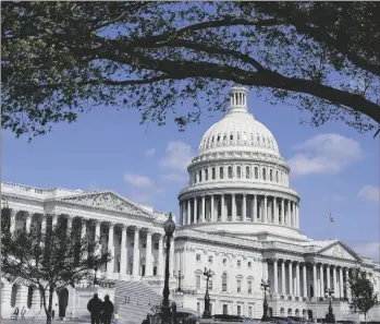  ?? MARIAM ZUHAIB, FILE AP PHOTO/ ?? The U.S. Capitol on a sunny morning, on Wednesday in Washington.