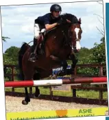  ??  ?? HORSeman: Devon at the Ashe Haven Stables