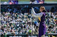  ?? SUBMITTED PHOTO ?? The WCU Marching Band is drumming up interest for a performanc­e in next year’s Rose Parade.