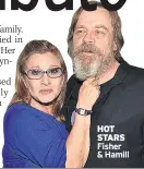  ??  ?? HOT STARS Fisher &amp; Hamill