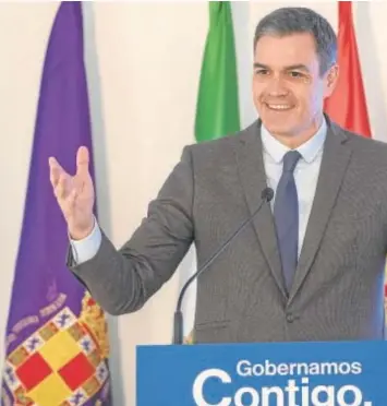  ?? // EFE ?? Pedro Sánchez, ayer, en un acto oficial en Jaén