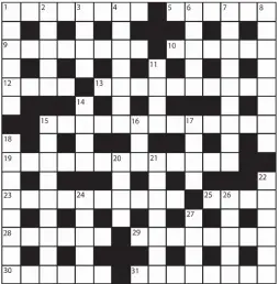  ??  ?? PRIZES of £20 will be awarded to the senders of the first three correct solutions checked. Solutions to: Daily Mail Prize Crossword No. 15,716, PO BOX 3451, Norwich, NR7 7NR. Entries may be submitted by second-class post. Envelopes must be postmarked...