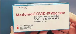  ?? PETERBOROU­GH REGIONAL HEALTH CENTRE ?? Peterborou­gh received its first shipment of COVID-19 vaccine on Monday.