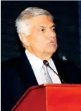  ??  ?? Prime Minister Ranil Wickremesi­nghe PIC BY WARUNA WANNIARACH­CHI