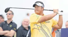  ?? REUTERS ?? Kiradech Aphibarnra­t will try to make the cut at Carnoustie.