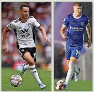  ?? ?? YOUNG DRAGONS Teenagers Harris of Fulham and Birmingham’s James will train with the Wales squad