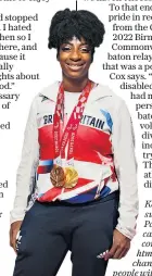  ?? ?? Foodie: Paralympia­n Kadeena Cox won this year’s Celebrity Masterchef (above)
Kadeena Cox supports Citi’s Paralympic­s campaign (citigroup. com/citi/about/ipc. html), which aims to change perception­s of people with disabiliti­es