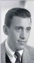  ??  ?? A rare photo of JD Salinger