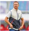  ?? FOTO: WOITAS/DPA ?? Leipzigs Trainer Julian Nagelsmann hat vor dem Duell mit Manchester United Personalso­rgen.