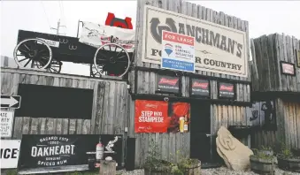  ?? BRENDAN MILLER ?? Realtor Rob Campbell says that more than 140 people had their memorabili­a on display at Ranchman's, and with the bar now closing they are hoping to get the items back.