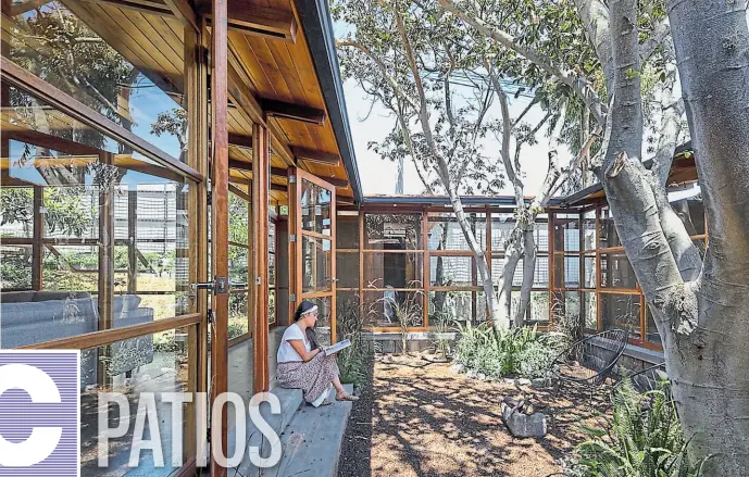  ?? Plataforma arquitectu­ra ?? •
En La Casa entre Árboles, de Sindicato Arquitectu­ra, los patios son elementos claves para mantener el nexo entre las estancias y el exterior.