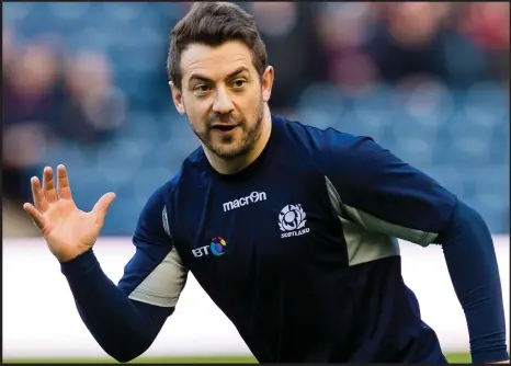  ??  ?? Scotland’s Greg Laidlaw accepts that his side must show winning mentality on the road if they are to have chance of winning Championsh­ip