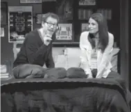  ?? JOAN MARCUS ?? Anthony Rapp as Lucas and Jackie Burns as Beth in If/Then, on at the Princess of Wales Theatre until May 8.