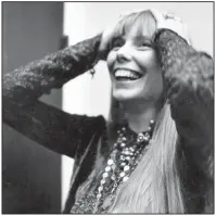  ?? Democrat-Gazette file photo ?? Joni Mitchell is shown after a 1969 performanc­e at New York’s Carnegie Hall.