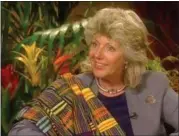  ?? THE ASSOCIATED PRESS ?? In this image from a video footage taken on in New York, the Italian-born author and conservati­onist Kuki Gallmann speaks during an interview. Gallmann was shot at her Kenyan ranch and airlifted for treatment after herders invaded in search of pasture...