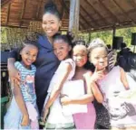  ?? Picture: SUPPLIED ?? STOP VIOLENCE AGAINST CHILDREN: Engcobo-born Sinawo Poswayo gives back to her community by hosting an event to educate children about violence and abuse