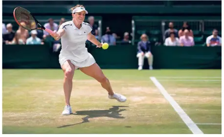  ?? AFP ?? Ripple effect: Russia’s Anastasia Pavlyuchen­kova, who publicly protested her country’s unjustified military aggression, will also miss the grass-court Grand Slam.