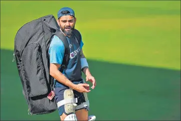  ??  ?? Virat Kohli announced on Thursday that he will step down as India Twenty20 captain after the World Cup that starts next month.