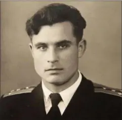  ??  ?? Vasili Arkhipov is credited with preventing an escalation of the Cold War by refusing to launch a nuclear torpedo against the United States during the Cuban Missile Crisis.