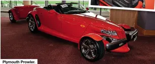  ??  ?? Plymouth Prowler.