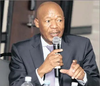  ?? SIMPHIWE MBOKAZI /African News Agency (ANA) ?? Under PIC chief executive Dr Daniel Matjila’s guidance the Public Investment Corporatio­n has reached the equivalent of approximat­ely 40 percent of South Africa’s gross domestic product in value by 2018. l